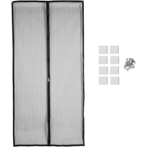 Moustiquaire - LESHP - 100x210cm - Souple - Renforcée - Aimants puissants (1/4)
