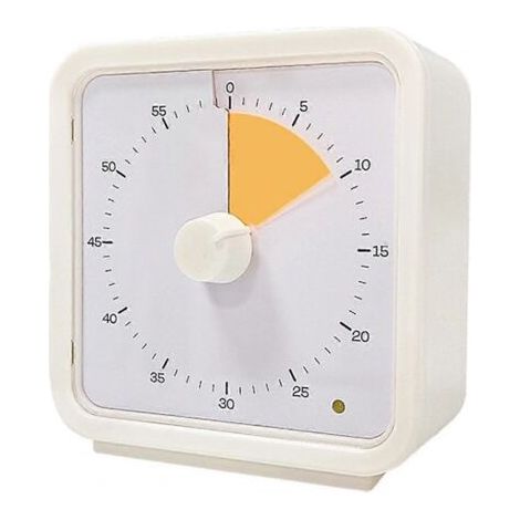 Minuteur magnétique visuel à compte à rebours silencieux avec réveil et gestionnaire de temps d'apprentissage (1/2)