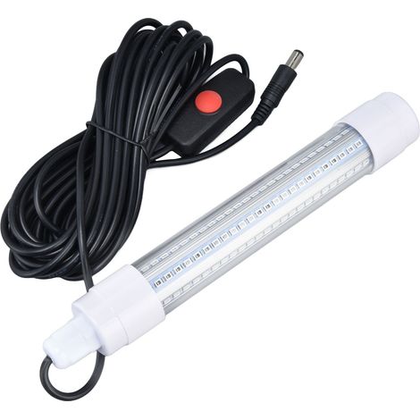 Lampe de pêche submersible 16 W AC12-36 V 1300 lm LED pour la pêche de nuit, détecteur d'appâts pour aquarium, lumière chaude (1/5)