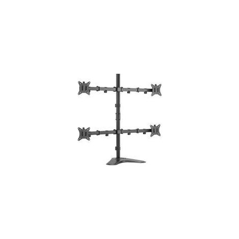 Equip Supporto Articulé Tischhalterung Schwarz für 4 Monitore
