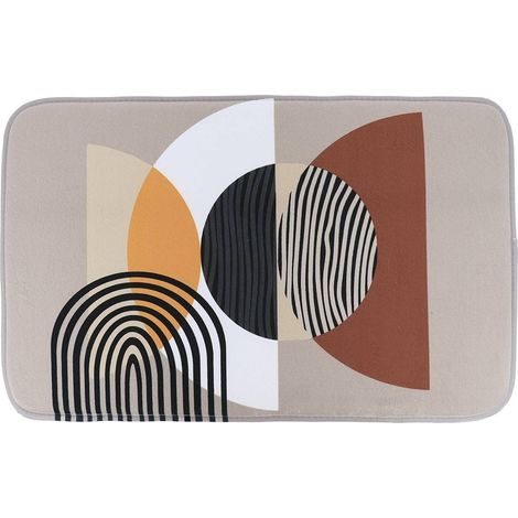 Alfombra microfibra estampada 45x75 cm - trendy - Tendance