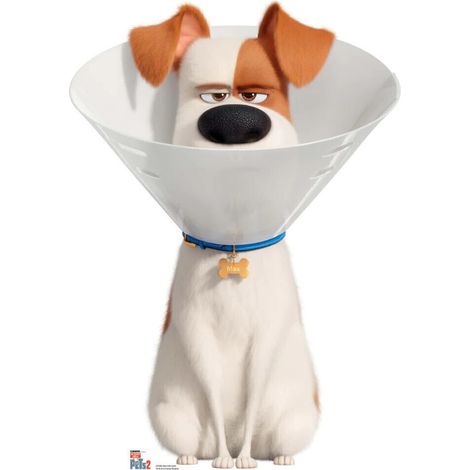 Figurine en carton Max avec collerette Comme des bêtes Hauteur 92 CM (1/4)