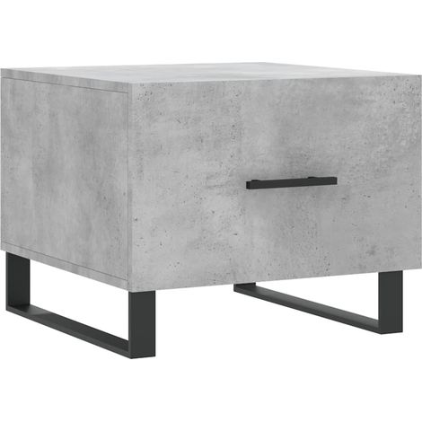 Maison Exclusive - Tavolino Salotto Grigio Cemento 50x50x40 cm Legno Multistrato