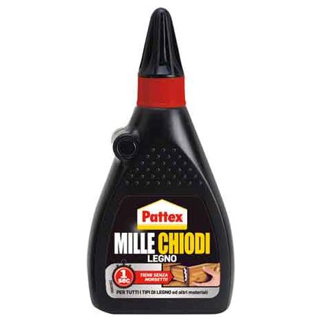 COLLA DI MONTAGGIO 'MILLECHIODI LEGNO' PATTEX 100 gr - PATTEX