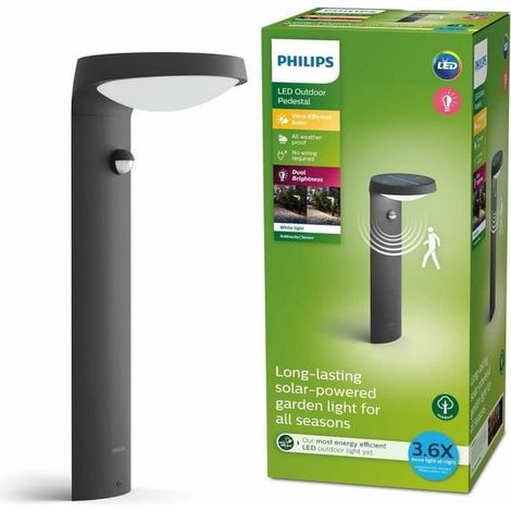 Philips Tyla lámpara de pie solar antracita diseño moderno (1/4)