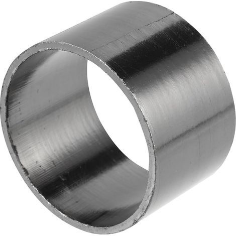 Joint D'Échappement Pour Moto - Couleur Titane 1pc En Graphite  Intérieur 50mm, Extérieur 55mm, Épaisseur 2.5mm, Hauteur 35mm, Résistant À La Chaleur, Étanchéité, Universel Pour Moto (1/5)