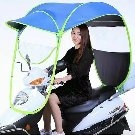 Parapioggia Moto Coprimoto Universale Scooter Copertura Per Pioggia Impermeabile