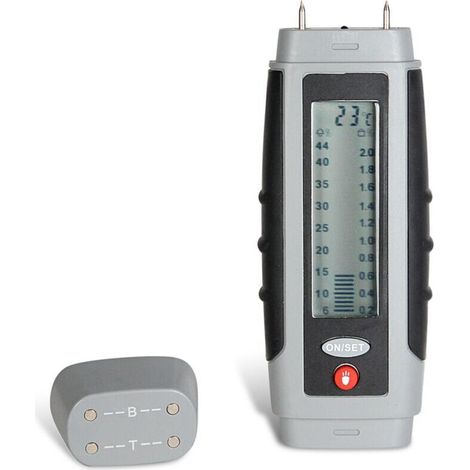 Testeur humidité digital, bois/plâtre, LCD, LED (1/4)