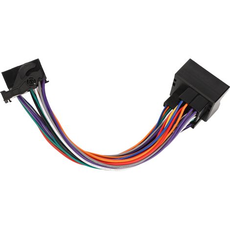 Câble adaptateur d'extension PQ 40 broches, faisceau autoradio universel stable, longueur 23cm/9,06 pouces, connecteur de qualité, pour installation stéréo voiture. (1/5)