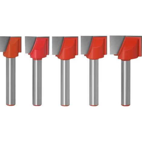 6mm Tige Fraises Set, Fraises à rainurer droites, Fraises pour surfaces dures, Fraise à bois raboter outil de travail du bois, Fraises pour menuiserie(13mm/15mm/16mm/18mm/20mm) (1/5)