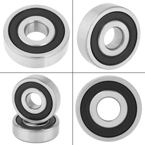 10 Rillenkugellager aus Stahl, doppelt mit Gummi abgedichtet, 6200-2RS, 10 x 30 x 9 mm (1/5)