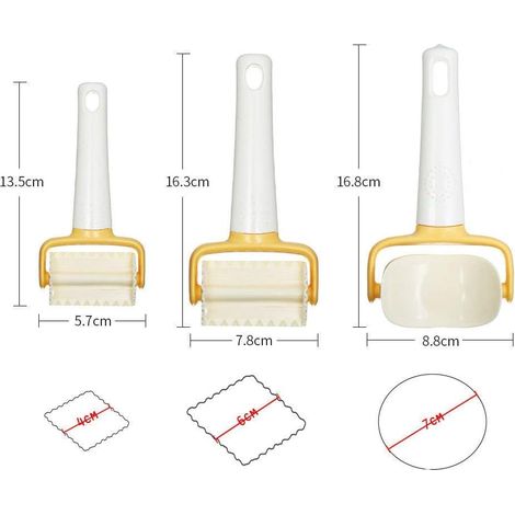 Teigschneider - Ravioli-Ausstecher Set 3 Pièces - Découpe Circulaire Pâte à Ravioli Biscuits Pizza Mini - Pour Pâtisserie Maison - 3 Unités (1/5)