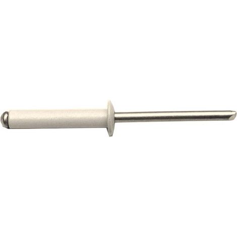 500 Rivets Aveugles Tête Ronde GORIVET ALX TRS 3.2 x 8 mm - Aluminium/Acier RAL 1015 - D-Work