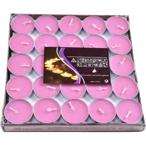 BOUGIE ANNIVERSAIRE Décor de bougie 50 PcsSet largement appliqué exquis pratique anniversaire style-Pink7