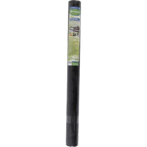 floraworld Unkrautvlies 1x15m 90g/qm dunkelgrau, Rolle (1/4)
