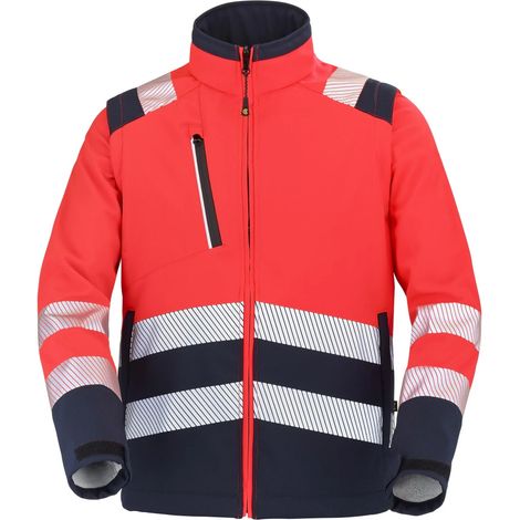 SOFTSHELL TATRAS XP ROUGE FLUO / NAVY CEPOVETT - 22-9S20-3042-BR-6702   S (1/3)