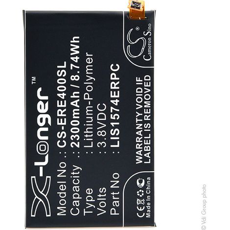 NX - Batterie téléphone, smartphone, GSM pour Sony Ericsson 3.8V 2300mAh - 1288-1798LIS (1/3)