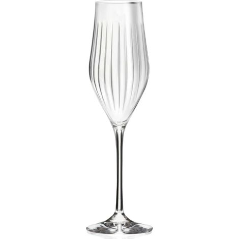 RCR Cristalleria Italiana Calice Timeless Flute T23 Vetro 23 Cl Conf. 6 Pz (1/2)