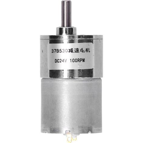 Gleichstrom-Getriebemotor, Drehzahlreduzierung, Automatisierungsanlagen, Industriebedarf, 24 V, 100 U/min, 37B530 (1/5)
