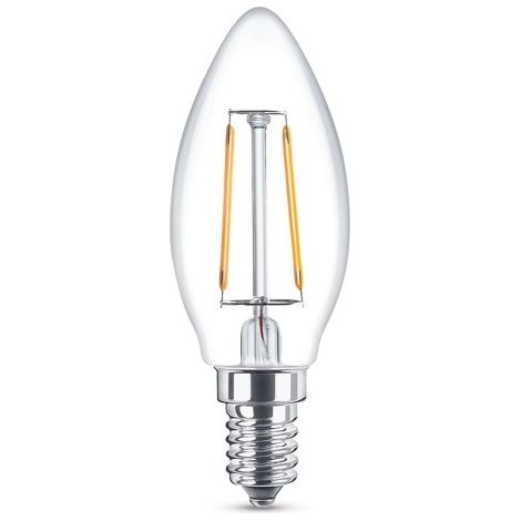 LAMPADINA LED FILO OLIVA E14 6W 4000K 806LM