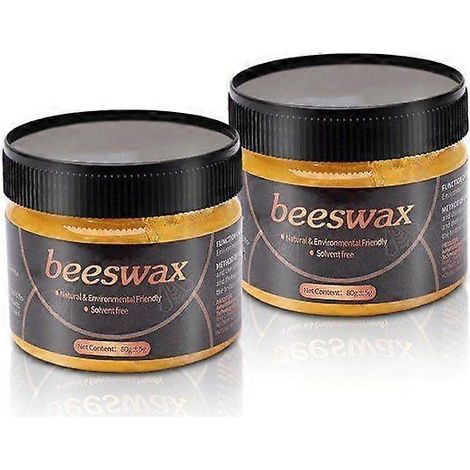 Bienenwachs für Holzmöbel im Innen- und Außenbereich, 2er-Pack (1/5)