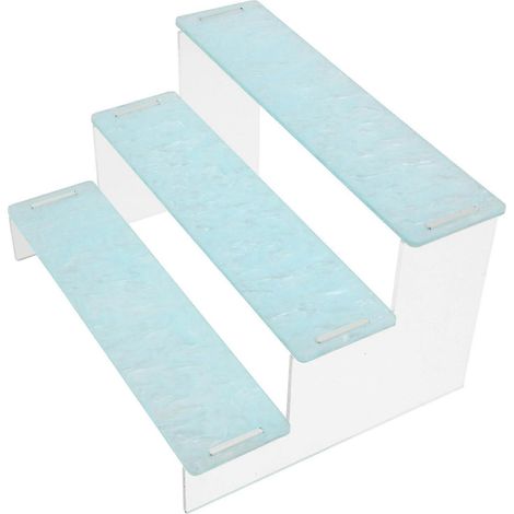 Présentoir en acrylique à trois niveaux, idéal pour le rangement de maquettes, ensemble de rangement de 6 pièces. (1/5)