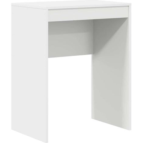 Bureau,Table de travail,Table d'étude Blanc 60 x 40 x 76 cm Bois d'ingénierie CFW33524 (1/5)