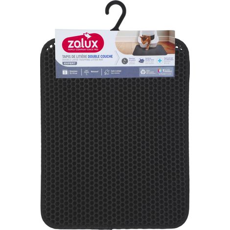 Tapis d'hygiène double fond 35 x 45 cm pour maison de toilette chat - zolux (1/5)