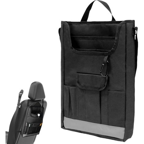 Organisateur de siège arrière Organisateur de dossier de siège Accessoires de voiture Grands compartiments Porte-plateau Filet de jouets Accessoires de voiture pour Voyage (1/5)