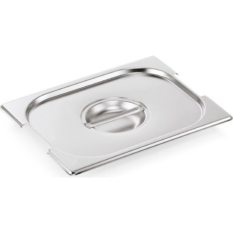 Couvercle inox GN 1/2 avec encoche poignée GN CORE - Was Germany (1/2)