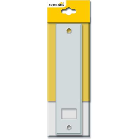 Schellenberg 13503 Couvercle pour enrouleur de sangle volet roulant a encastrer, espacement des trous de 260 mm, Systeme Maxi, blanc (1/2)