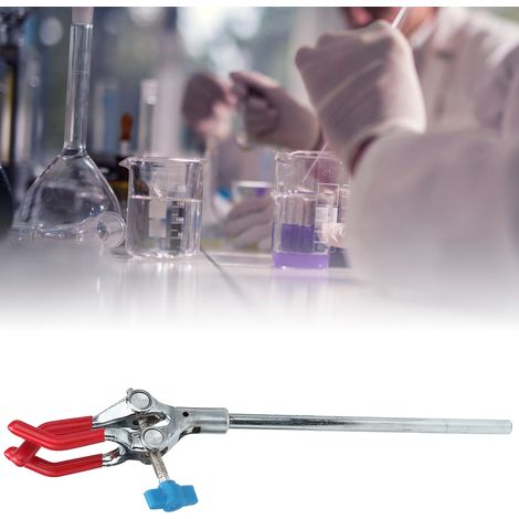 Pince de laboratoire à trois doigts, pince d'extension multifonctionnelle pour bécher à condenseur (1/5)