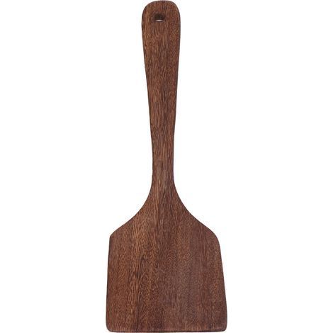Natural Wood Spatula - Long Handle for Kitchen, Eco-Friendly Cooking Utensil, Odorless (1/5)
