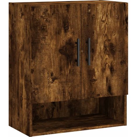Maison Exclusive - Armadietto a Muro Rovere Fumo 60x31x70 cm in Legno Multistrato