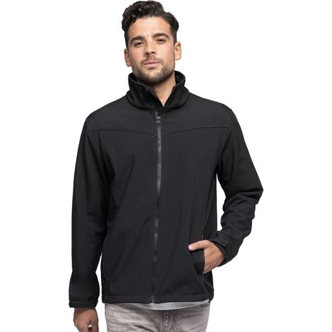 Chaqueta de trabajo softshell transpirable Geffer 920 XXL negra