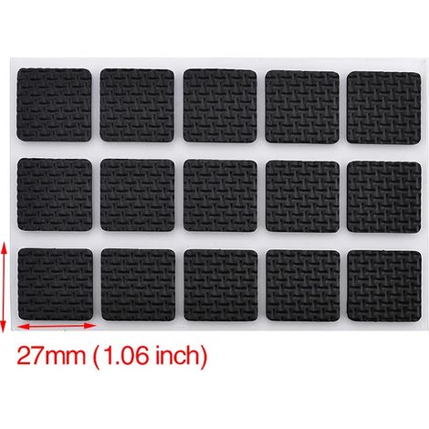 (Ensemble de 2 pièces) Patins auto-adhésifs pour pieds de meubles, antidérapants, amortissants, protection pour tables et chaises.