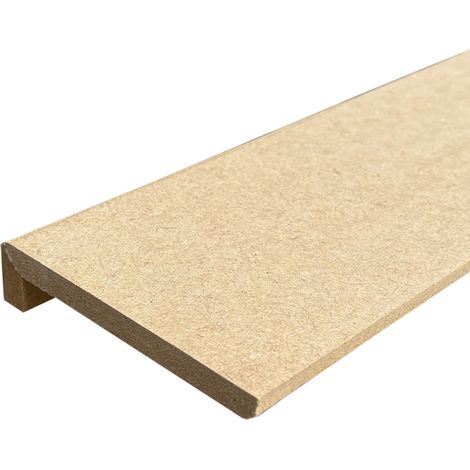 Lot de 6 Surplinthes MDF, L.2.44 m x H.9.8 cm, Ep.22 mm (1/5)