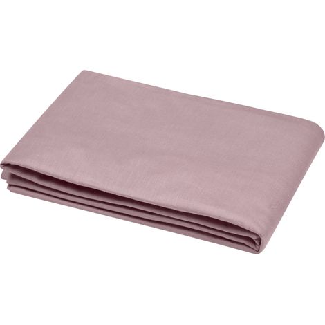 Housse de Couette Taille 140x200 cm 100% Coton Couleur Vieux Rose Modèle Eden Linge de Lit pour Maison Doux et Confortable Idéal lit Simple 1 Personne (1/5)