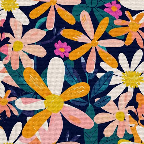Tela decorativa para exteriores Oxford - Motiv Blumen I DX5266 (1/5)