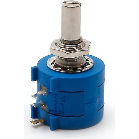 Potentiomètre rotatif bobiné de précision 20 kΩ, 3590s-2-203l, 10 tours