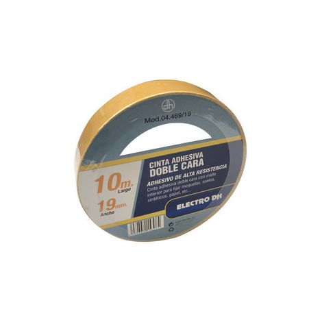 Cinta Doble Cara Adhesiva 19mm X 10 Metros