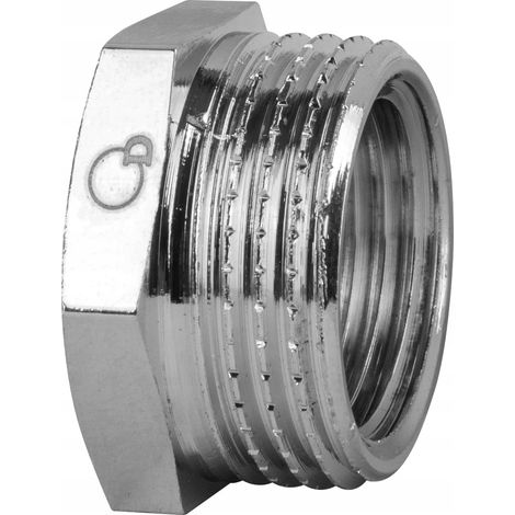 RIDUTTORE CROMATO 1/2 X 3/8 POLLICI CROMATO
