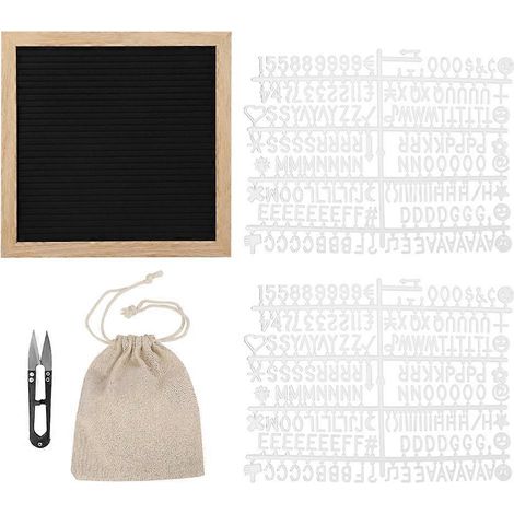 Filzbuchstaben für Pinnwände, austauschbare Zahlen und Buchstaben, Wanddekoration für Schlafzimmer, Beschilderungszubehör (1/5)
