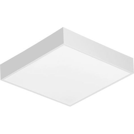 Lámpara de techo LED Gamma Q Basic 300, 14 W, 4000 K, 1500 lm, IP54, blanco opalino. (1/2)