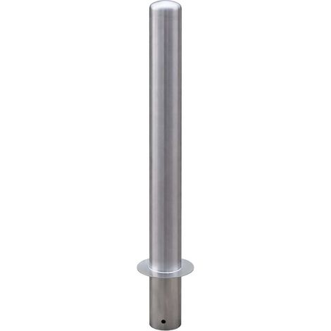 Dissuasore paletto inox diametro 10,2 x H 100 cm  da interrare