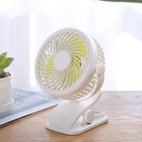 Ventilateur De Table - 11x13 5x18 Cm - Fonctionne Sur Secteur - Pour Bureau Cuisine Intérieur - 1 Pièce (1/5)