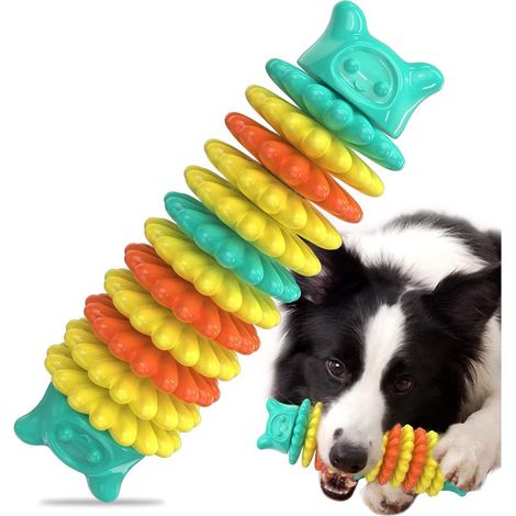 Jouets à mâcher résistants pour les chiens qui aiment mâcher conviennent aux chiens de grande, moyenne et petite taille jouets de dentition indestructibles jouets d’extérieur pour chiens bleus. (1/5)