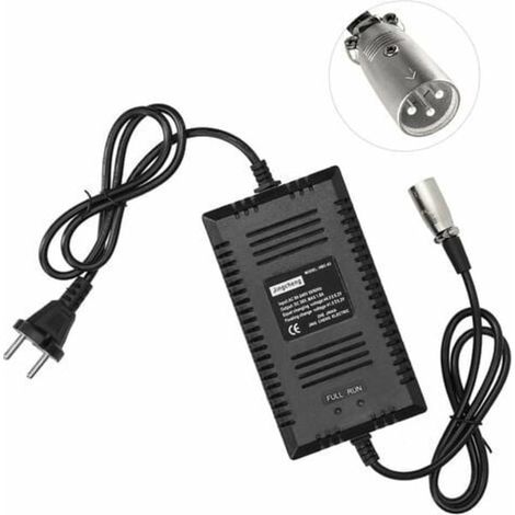 Intelligentes 36-V-Ladegerät für E-Bikes und E-Scooter, XLR-Stecker Typ A, schnelles und sicheres Laden (1/4)