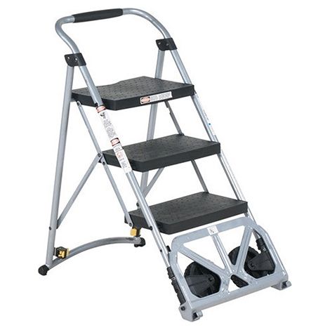 Diable 2 en 1 - Diable et escabeau - Charge max 100kg - Plateau supérieur : 247x460mm - 1910039101 (1/4)