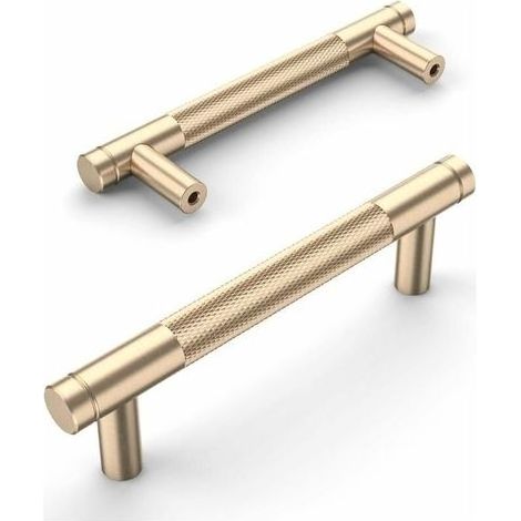 Vergoldete Möbelgriffe, 96 mm – 10er-Pack – Rostfreies Metall für Schubladen, Schränke und Kommoden – Elegantes und langlebiges Design (1/5)